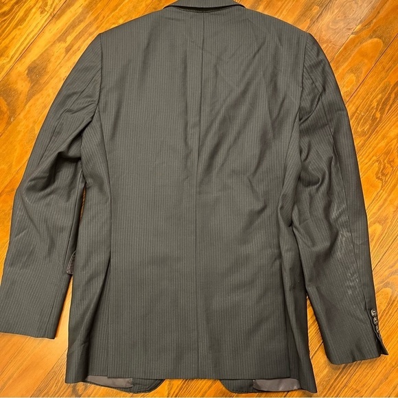 Saks Fifth Avenue 100% Wool Black Series Blazer 38R Cloth by Ermenegildo Zegna - Picture 8 of 11